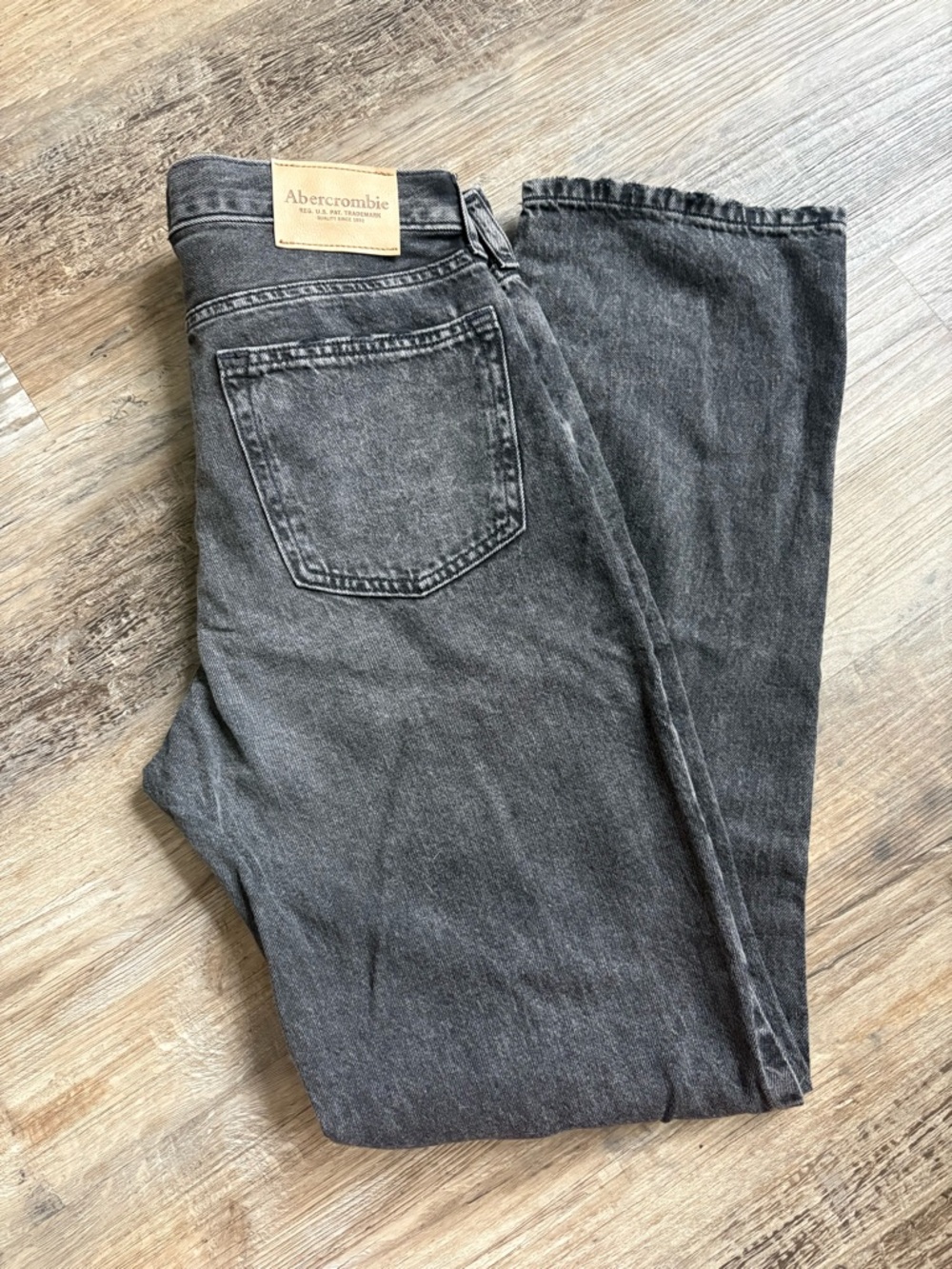 Boys abercrombie kids Black Washed Jeans
